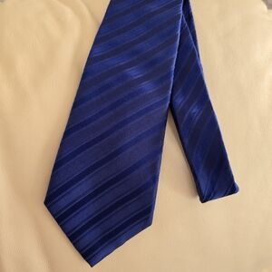 Sean John Blue Striped Men's Silk Necktie Tie